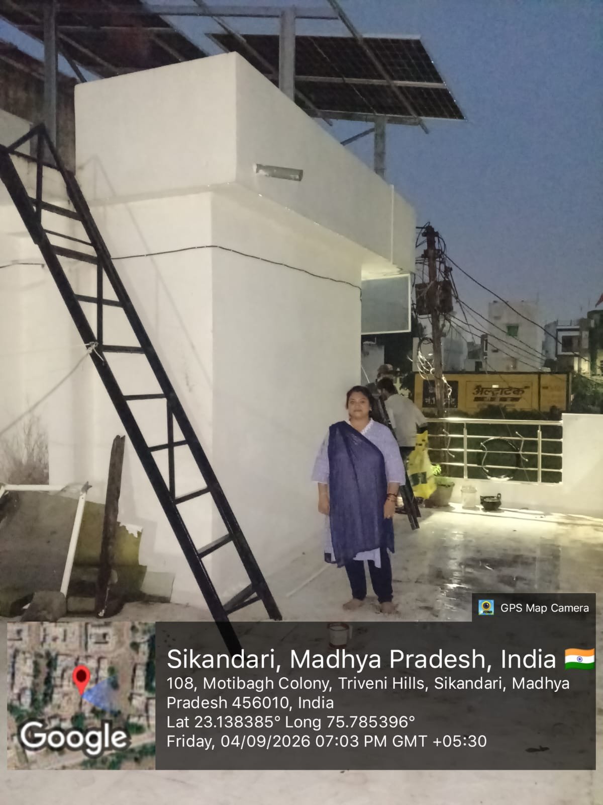 SolarShakty solar customer in Sikandari