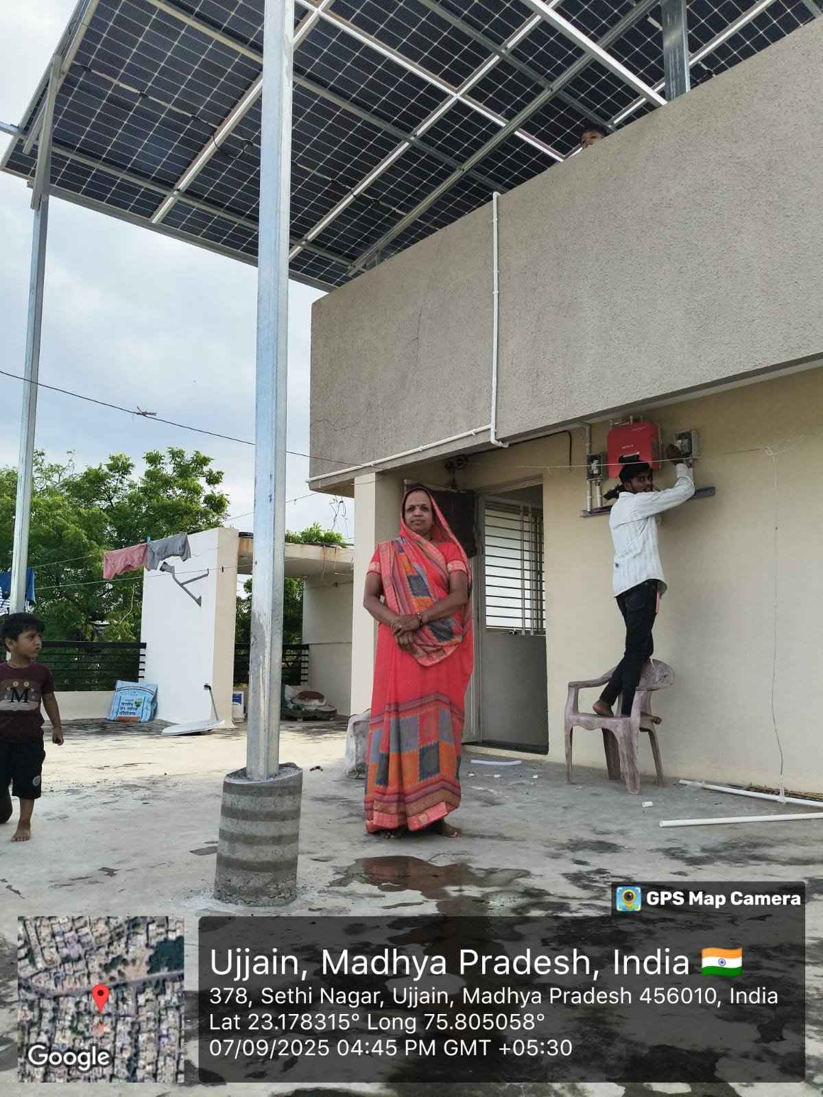 SolarShakty solar customer in Ujjain