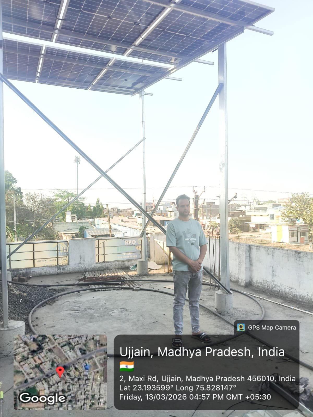 SolarShakty solar customer in Ujjain