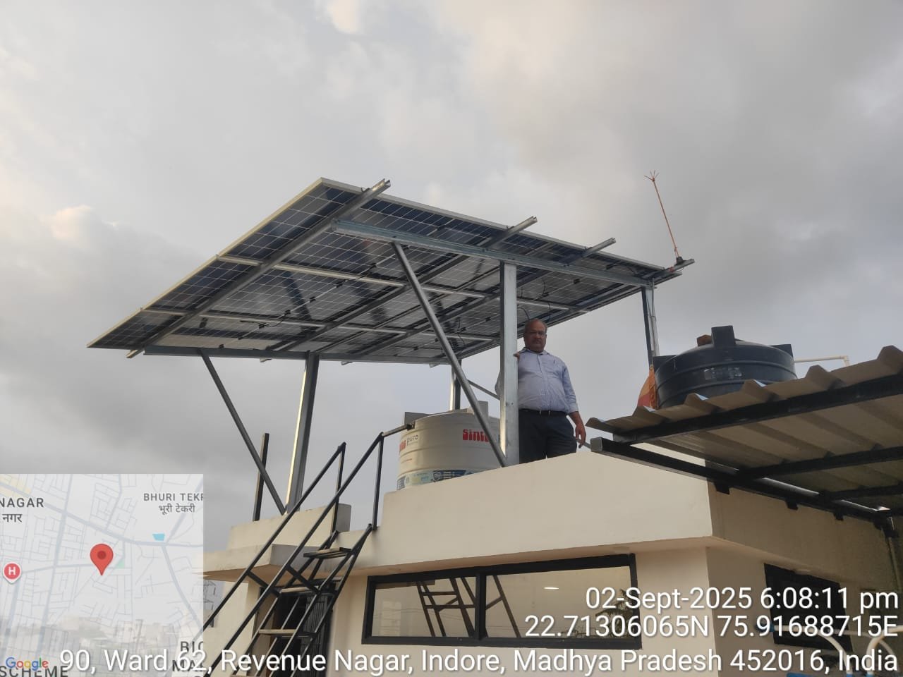 SolarShakty solar customer in Indore