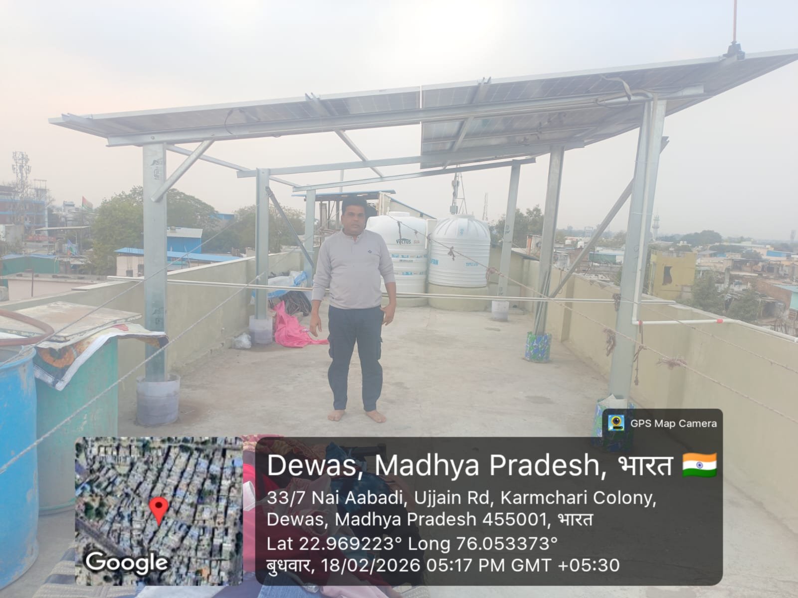 SolarShakty solar customer in Dewas
