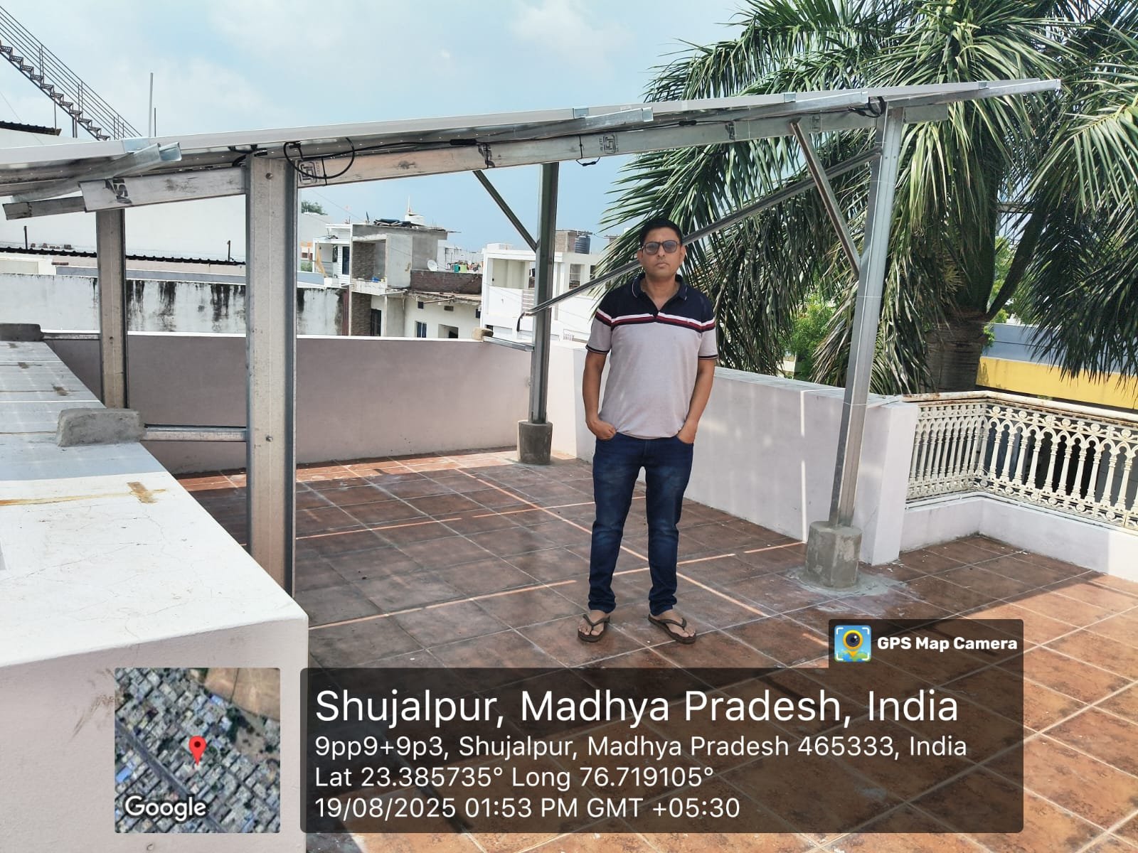 SolarShakty solar customer in Shujalpur