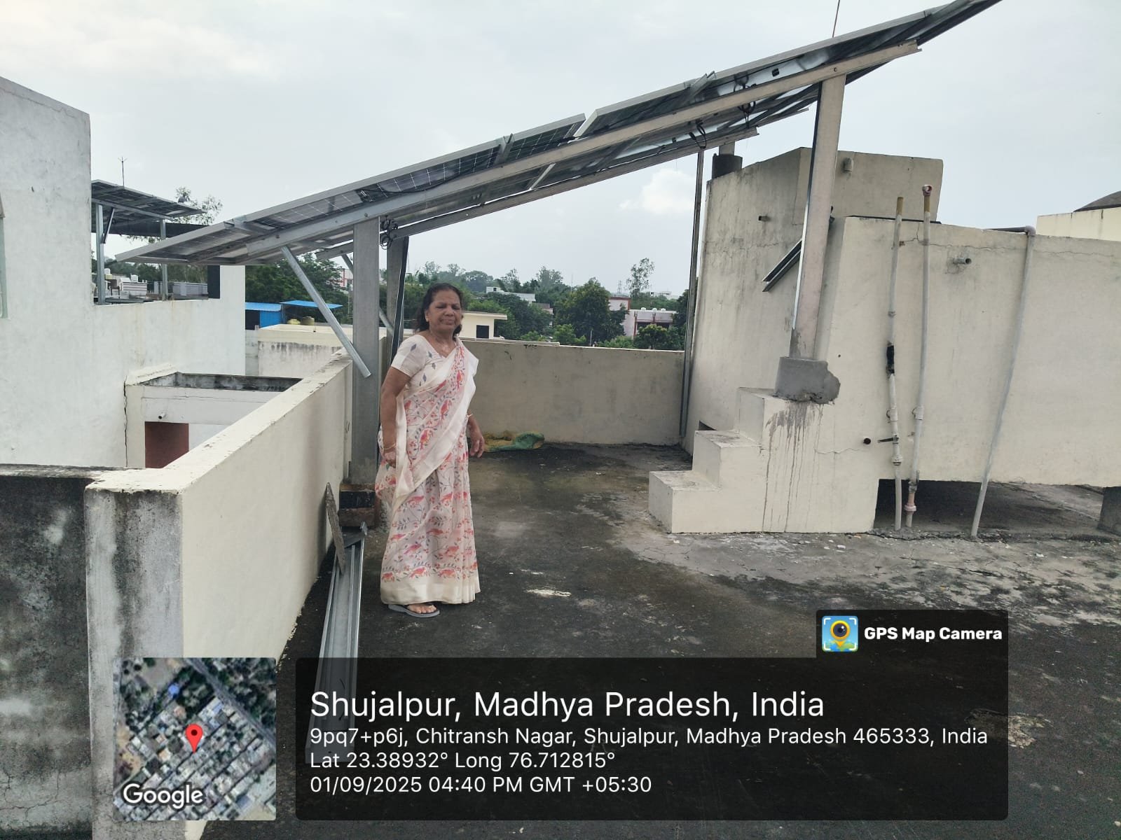 SolarShakty solar customer in Shujalpur